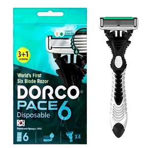 Dorco Pace 6 Disposable      (4 .)